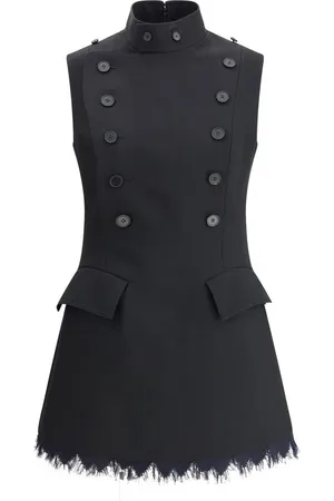 Alexander McQueen Short Dresses, female, , L, Elegant Day Mini Dress