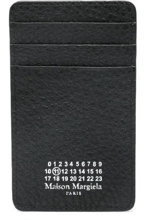 Maison Margiela Grained Leather Wallet with Signature Logo