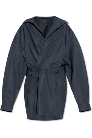 Balenciaga Short Dresses, female, , XS, Cotton Dress with Draping