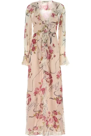 BLUMARINE Printed Crepe Dress for Women