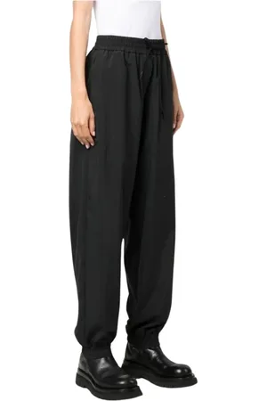 Moncler Cuffed Jogging Trousers with Logo Print