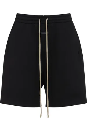 FEAR OF GOD Casual Shorts, male, , M, Drawstring Shorts with Logo Patch