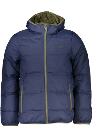 La Martina Winter Jackets, male, , XL, Chic Lightweight Hooded Jacket