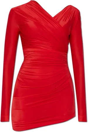 Balenciaga Short Dresses, female, , S, Draped Dress