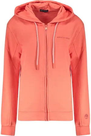 North Sails Hooded Cotton Jumper with Embossed Print