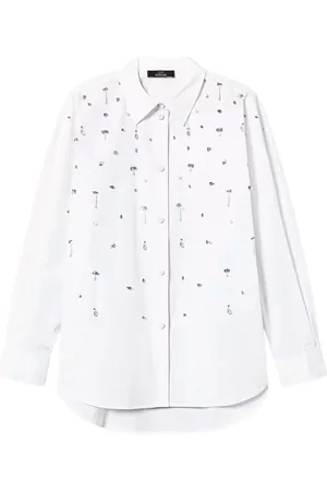 Twin-Set Shirts, female, , M, Shirt Actitude Collection Embroidered