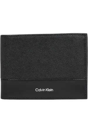 Calvin Klein Wallets & Cardholders, male, , ONE SIZE, Leather Plain Wallet