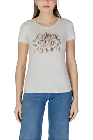 Liu Jo T-Shirts, female, , XL, Frayed Hem High-Waisted Denim Shorts