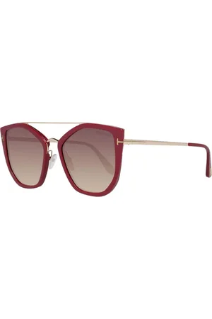 Tom Ford Aviator Sunglasses with Mirrored Gradient Lenses