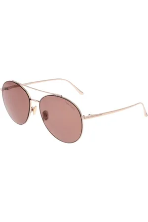 Tom Ford Aviator Sunglasses with UV Protection