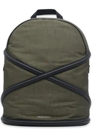 Alexander McQueen Harness Backpack in Khaki