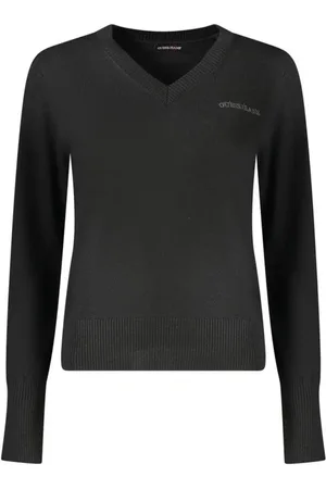 Guess V-neck Knitwear, female, , M, Wool Crewneck Jumper
