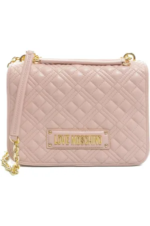 Moschino Cross Body Bags, female, , ONE SIZE, Heart Logo Chain Shoulder Bag