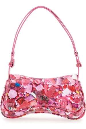 Diesel Shoulder Bags, female, , ONE SIZE, Play Handbag with Graphic Print