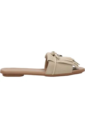 Hogan Suede Fringed Bow Charm Shoes