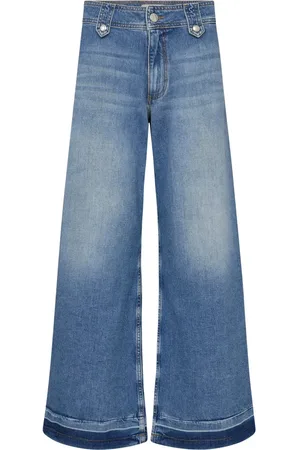 Mos Mosh Wide Jeans, female, , W29, Vintage Wash Wide Leg Jeans