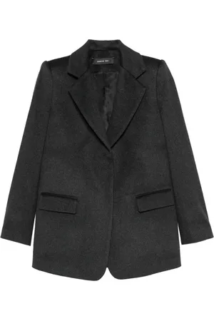 FEDERICA TOSI Stylish Coat with Covered Buttons and Pockets