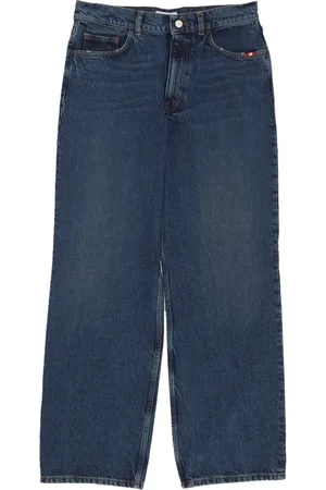 AMISH High Waist Wide Leg Denim Jeans