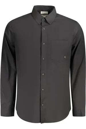 Calvin Klein Casual Shirts, male, , M, Cotton Shirt with Italian Collar