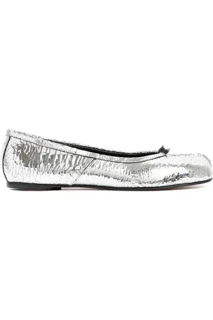 Maison Margiela Ballerinas, female, , 3 UK, Metallic Ballerinas for Women