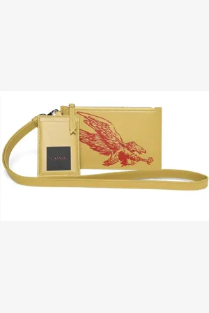 Lanvin Leather Wallet with Print