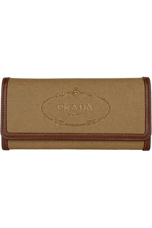 Prada Wallets & Cardholders, female, , ONE SIZE, Luxury Jacquard Logo Flap Wallet