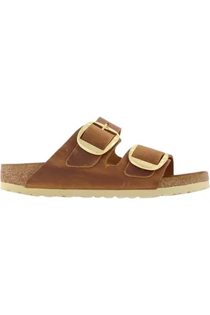 Birkenstock Leather Mule with Big Buckle