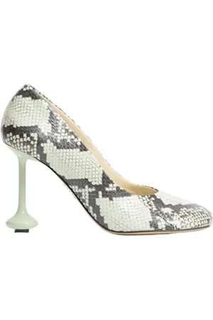 Loewe Green Pumps Elegant Stiletto Slip-On
