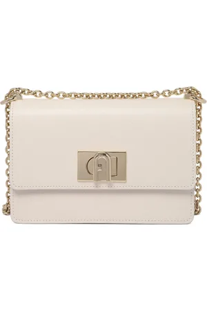 Furla Mini Shoulder Bag in Cream