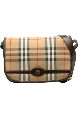 Burberry Pre-owned Cross Body Bags, female, , ONE SIZE, Pre-owned Canvas shoulder-bags