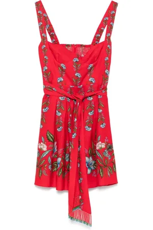 Farm Rio Short Dresses, female, , M, Rose Dress with Adjustable Waist