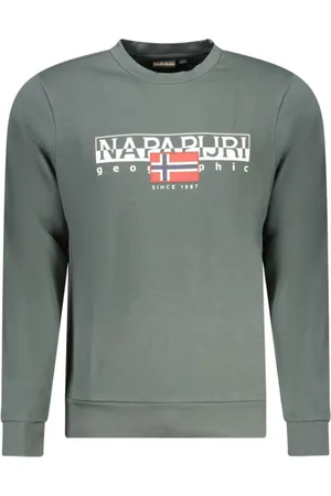 Napapijri Sweatshirts, male, , S, Cotton Sweatshirt with Logo Print