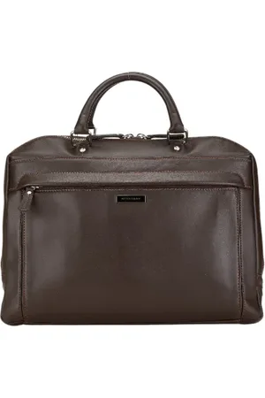 Burberry Pre-owned Handbags, male, , ONE SIZE, Pre-owned Leather briefcases