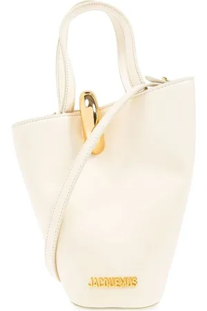 Jacquemus White Handbag with Magnetic Fastening