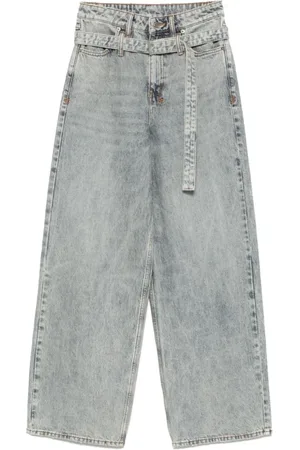 KSUBI Loose-fit Jeans, female, , W26, Denim Jeans with Belt