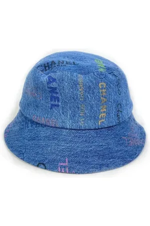 CHANEL Pre-owned Accessories, female, , ONE SIZE, Pre-owned Denim hats