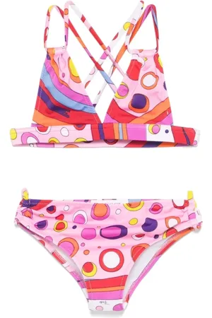 Emilio Pucci Bikini, female, , 12 Y, Multicolour Swimsuit Composition 80% Polyamide