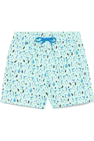 MC2 SAINT BARTH Beachwear, male, , L, Clear Sea Clothing Drawstring Shorts