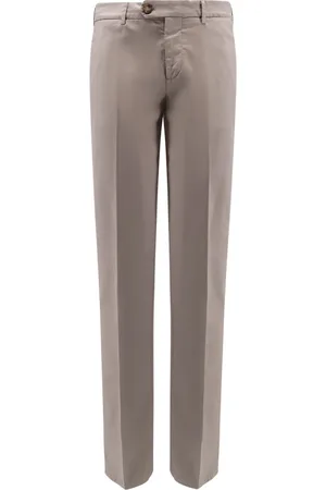Brunello Cucinelli Chinos, male, , XL, Classic Cotton Trousers Zip/Button Closure