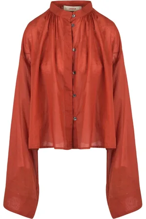 Jucca Shirts, female, , M, Cotton Round Neck Blouse