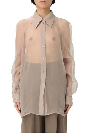 Alberta Ferretti Chiffon Organza Shirt