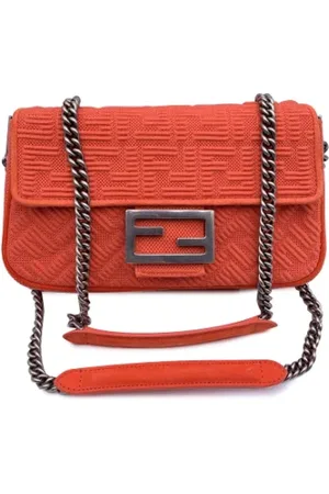 Fendi Pre-owned Cross Body Bags, female, , ONE SIZE, Pre-owned Canvas crossbody-bags