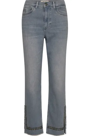 Mos Mosh Ice Denim Jeans with Straight Leg