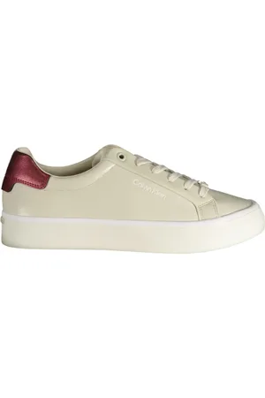 Calvin Klein Sneakers, female, , 5 UK, Sporty Lace-Up Trainers with Contrast Details