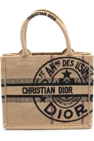 Dior Pre-owned Tote Bags, female, , ONE SIZE, Pre-owned Canvas totes