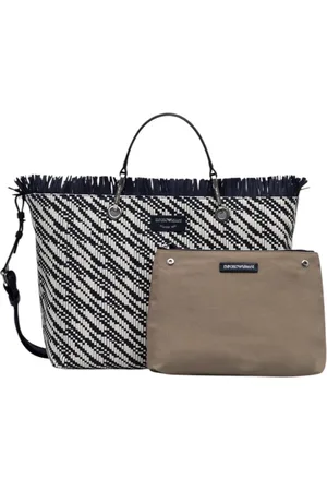 Emporio Armani Tote Bags, female, , ONE SIZE, Polyester Tote Bag with Polyurethane Coating