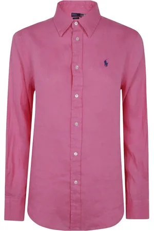 Ralph Lauren Fuchsia Linen Shirt Elegant Style