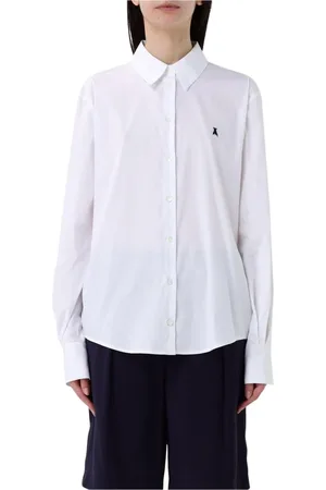 Patrizia Pepe Shirts, female, , XS, Blue Poplin Shirt Classic Design