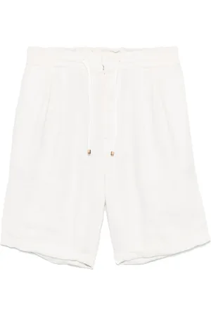 Brunello Cucinelli Linen Drawstring Shorts