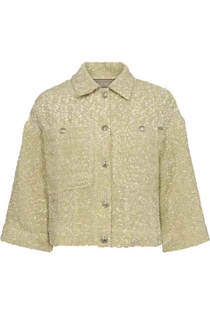 Mos Mosh Tweed Jackets, female, , 2XL, Bouclé Jacket with Gold Buttons